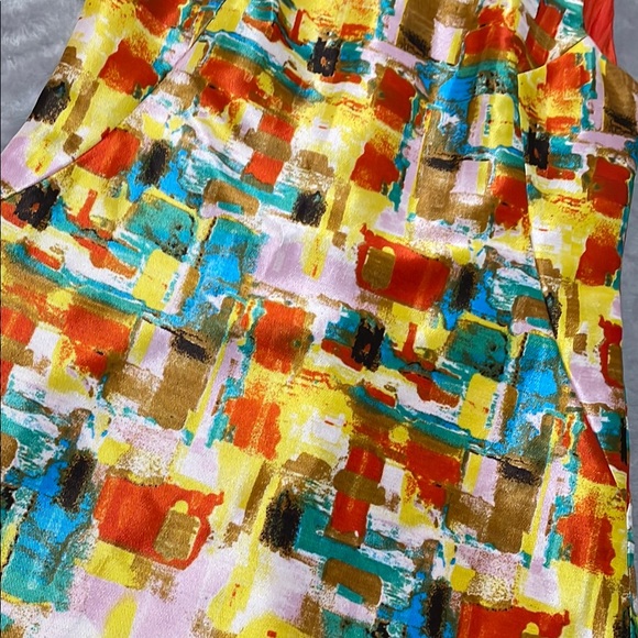 NWOT Tahari ASL Abstract Print Dress Sheath Dress Sz 2 - Picture 11 of 11